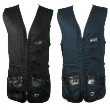 Claypro Cotton Shooting Vest - NAVY / Left Handed