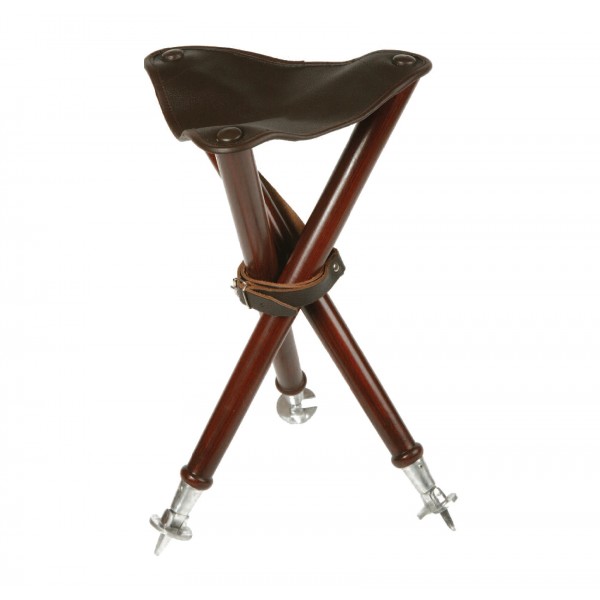 Leather Tripod Seat with Carrying Strap Topgun