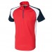 Teamsport panel polo zip neck